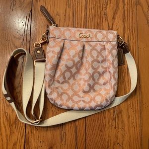 Coach Rose Gold Crossbody Purse